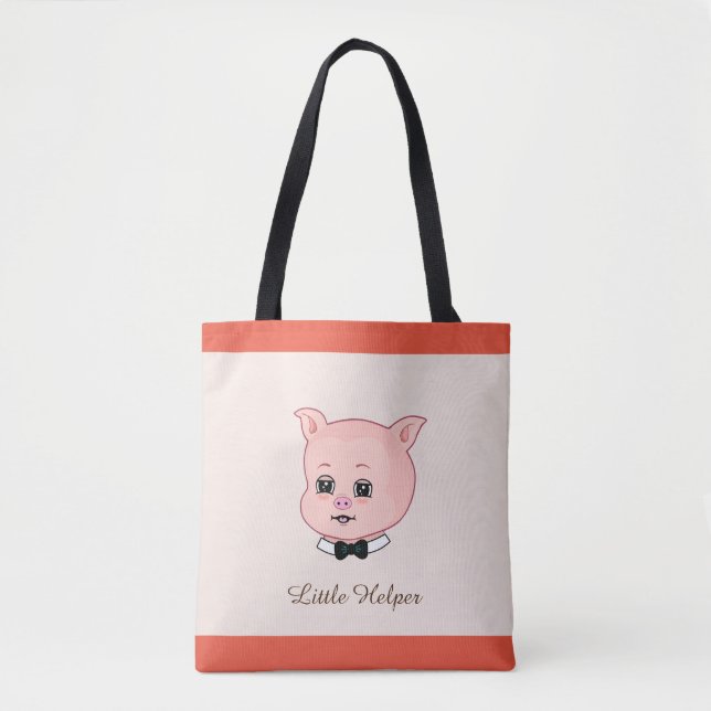 Tote Bag Petit Cochon mignon (Devant)