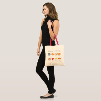 Tote Bag Petit-déjeuner Club Fourre-tout - Cute Pastel Brun