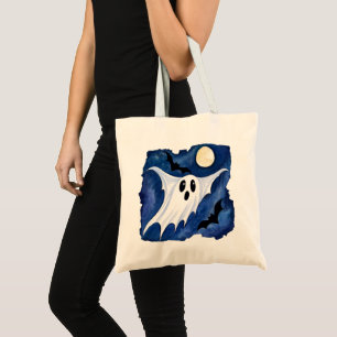 Tote Bag Petit Fantôme Effrayant - Halloween 7 - Amusement 
