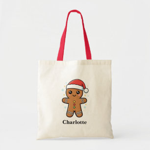 Tote Bag Petit homme en pain d'épices avec le chapeau de No