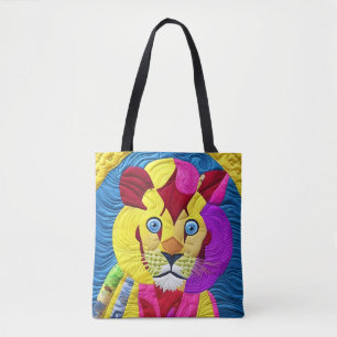 Tote Bag Petit Lion Cub Quilt Comme Design