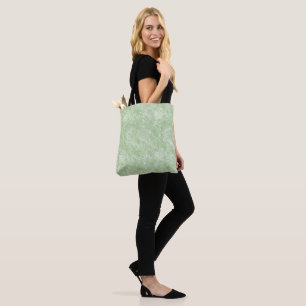 Tote Bag Petit motif en soie moirée vert citron