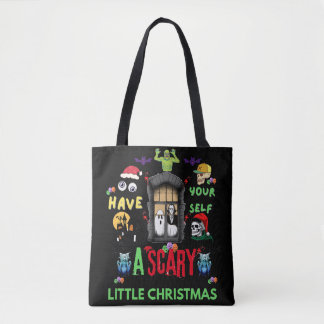 Tote Bag Petit Noël effrayant Design de vacances horrifique