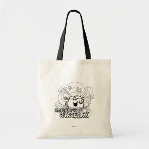 Tote Bag Petite boîte à caractères noire et blanche