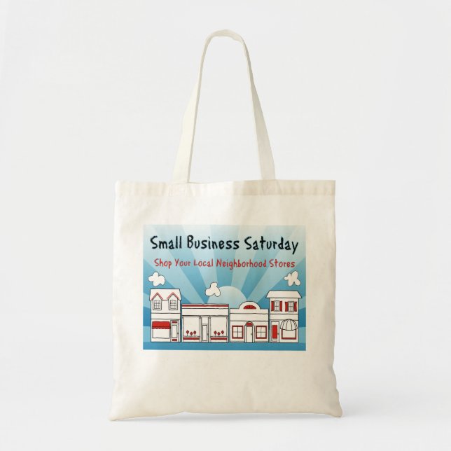 Tote Bag Petite entreprise samedi (Devant)