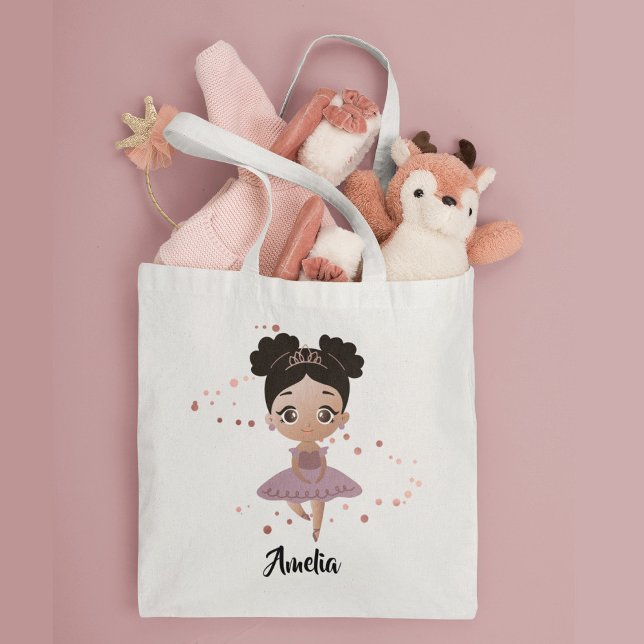 Tote Bag Petite fille avec ballet de la Couronne, robe viol (Créateur téléchargé)