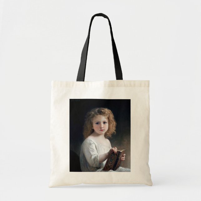 Tote Bag Petite fille, Bouguereau (Devant)