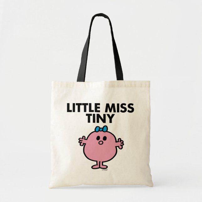 Tote Bag Petite Miss Tiny | Lettres noires (Devant)