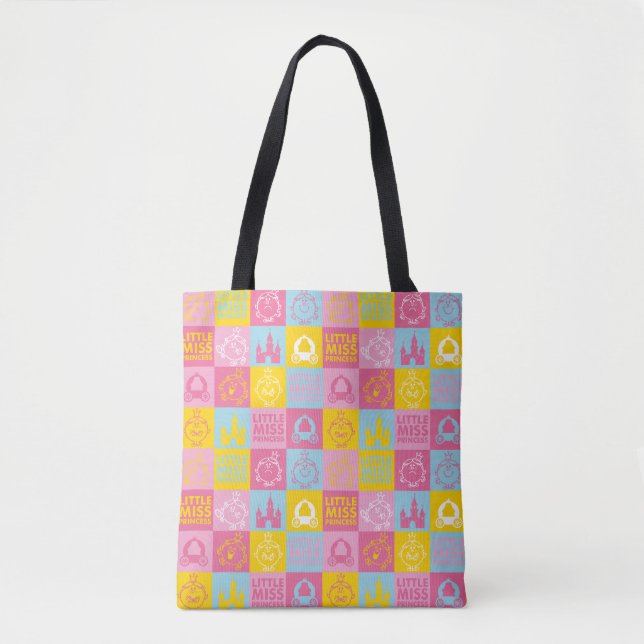 Tote Bag Petite Mlle Princesse | Pretty Pastel Motif (Devant)