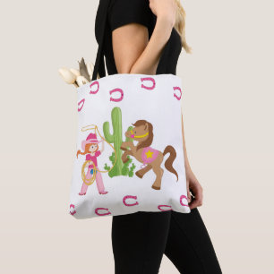 Tote Bag Petite petite fille mignonne et ponte