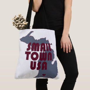 Tote Bag Petite ville USA   Union City État du Michigan