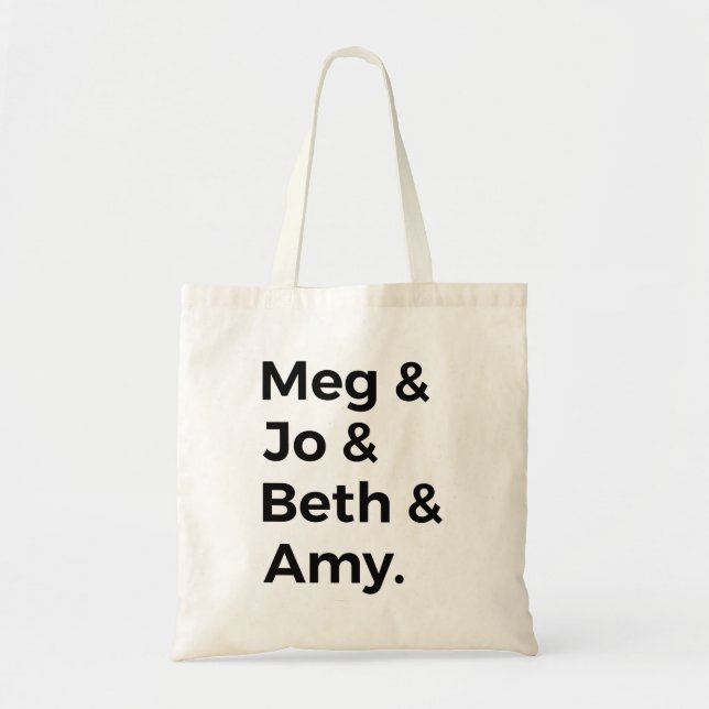 Tote Bag Petites femmes personnages I (Devant)