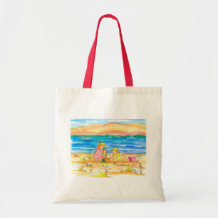 Tote Bag Petites filles Mountain Lake Beach