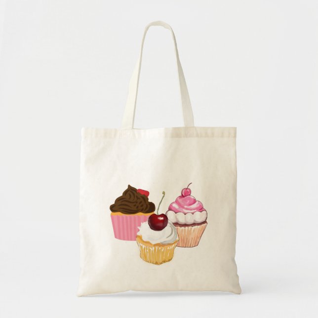 Tote Bag Petits gâteaux Fourre-tout de achat (Devant)
