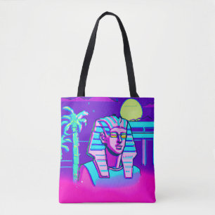 Tote Bag Pharaon Synthwave