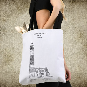Tote Bag Phare de Big Sable Point - Michigan - BD