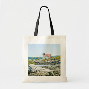 Tote Bag Phare de Coast of Maine Hendricks Head