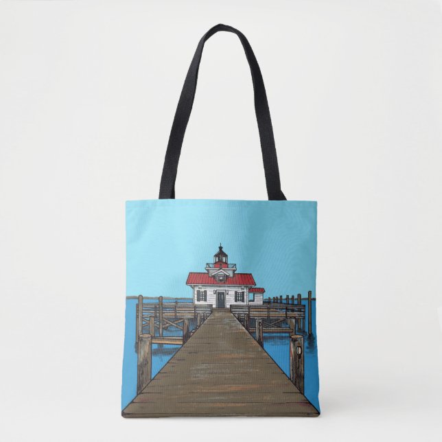 Tote Bag Phare de marais de Roanoke (Devant)