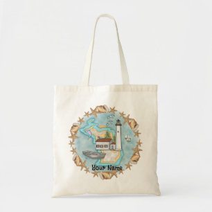 Tote Bag Phare de Michigan Shells