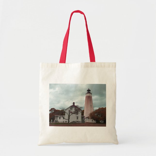 Tote Bag Phare de Sandy Hook (Devant)