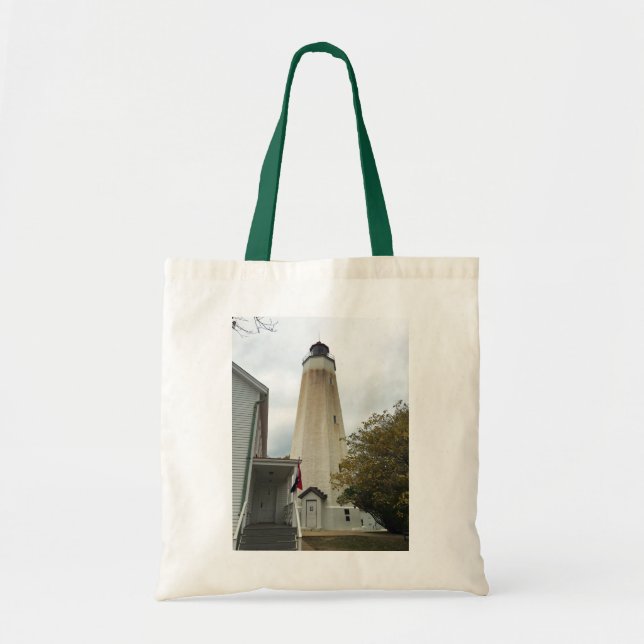 Tote Bag Phare de Sandy Hook (Devant)