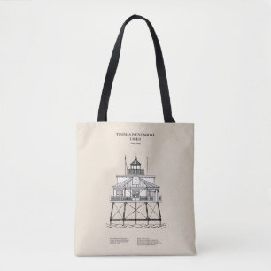 Tote Bag Phare de Thomas Point Shoal - Maryland - SBD