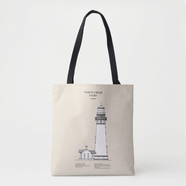 Tote Bag Phare de Yaquina Head - Oregon - SBD (Devant)