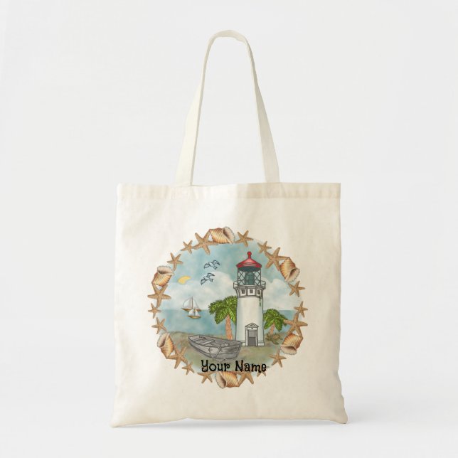 Tote Bag Phare des coquillages d'Hawaï  (Devant)