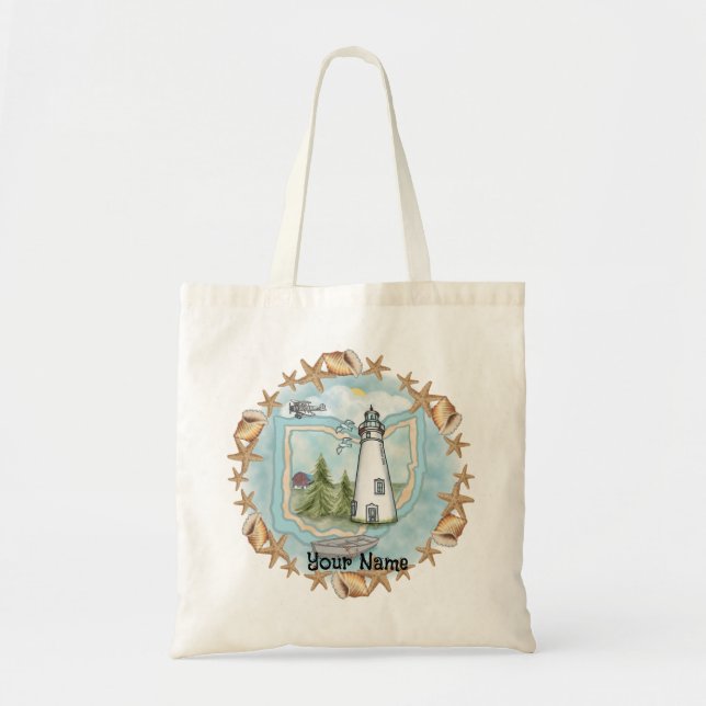 Tote Bag Phare Ohio Shells (Devant)