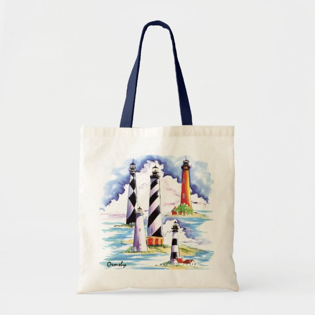 Tote Bag Phares fourre-tout (Devant)