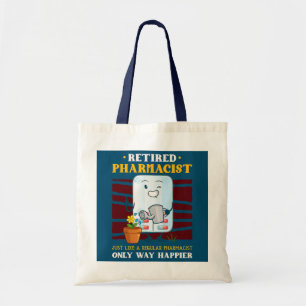 Tote Bag Pharmacien Retraité Comme Un Pharmacien Régulier