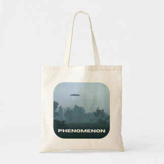 Tote Bag Phenomenon UFO UAP soucoupe volante Monochrome