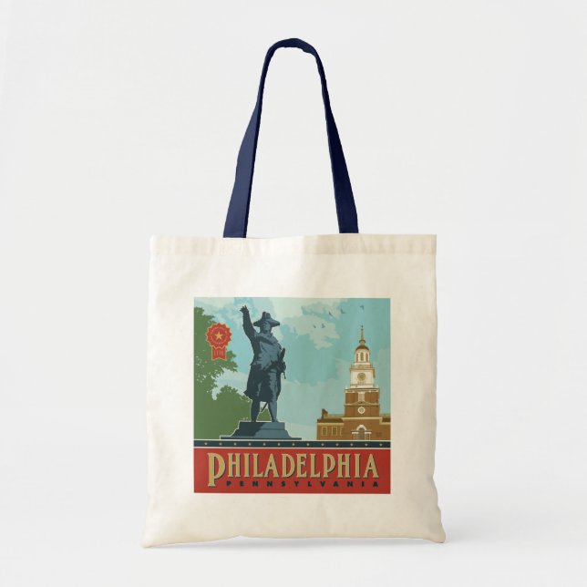 Tote Bag Philadelphie, PA | Indépendance (Devant)