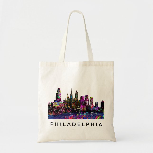 Tote Bag Philadelphie, Pennsylvanie en graffiti (Devant)