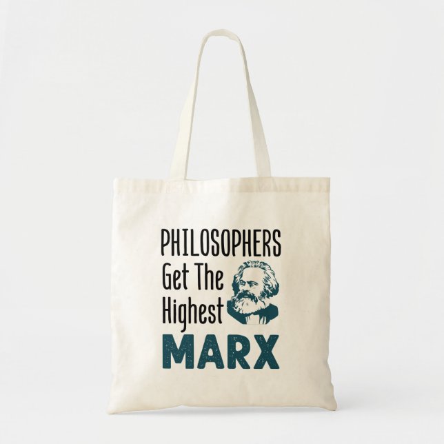 Tote Bag Philosophie Marx la plus haute (Devant)