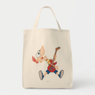 Tote Bag Phineas s'arrachent avec la guitare