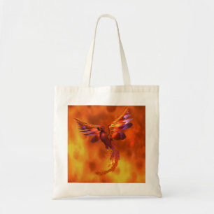 Tote Bag Phoenix coloré volant contre un Arrière - plan enf