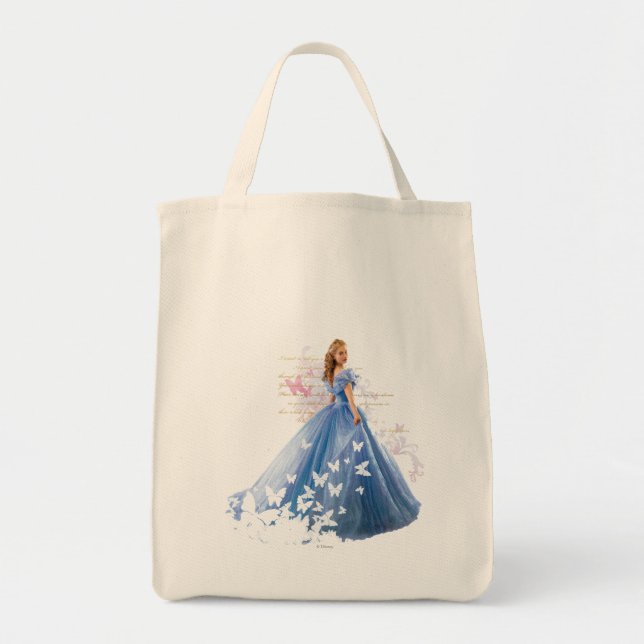 Tote Bag Photo Cendrillon Avec Lettre (Devant)