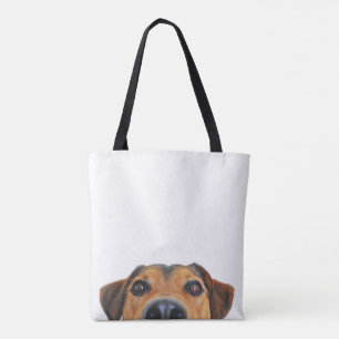 Tote Bag Photo Chien personnalisé Fourre-tout à double face