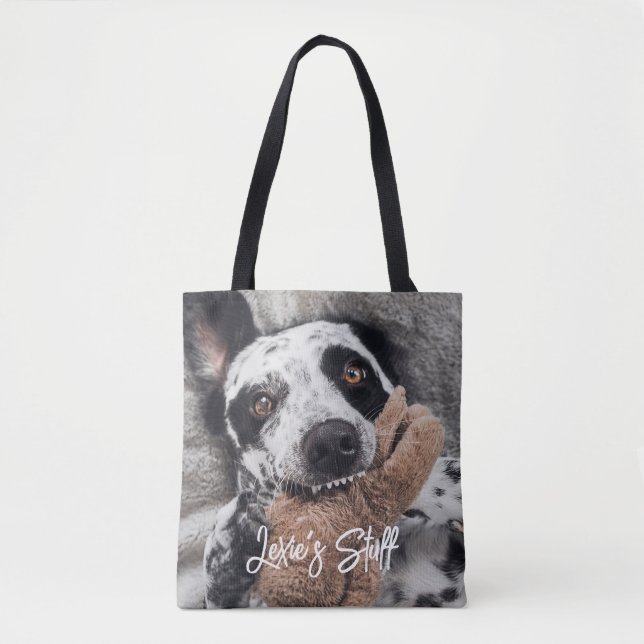 Tote Bag Photo de chien personnalisée (Devant)