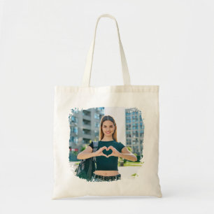 Tote Bag Photo de la frontière moderne Grunge