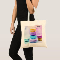 Photo de Macarons colorés
