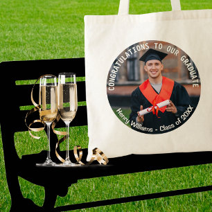 Tote Bag Photo de remise de diplôme Élégant souvenir