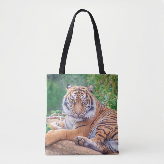 Tote Bag Photo de tigre étonnante (Devant)