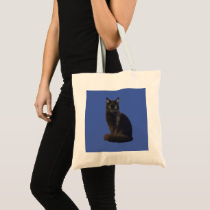Tote Bag Photo découpée Black Cat Stabilisation Vous Regard