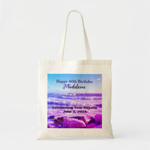 Tote Bag Photo des vagues de l'océan Atlantique 40e anniver
