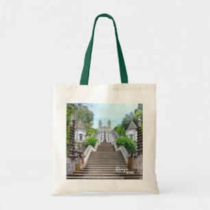 Tote Bag Photo du Sanctuaire Bom Jesus Braga, avec prière