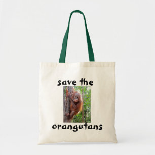 Tote Bag Photo d'Uttuh d'orang-outan de bébé