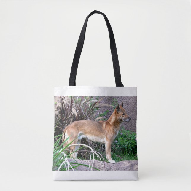 Tote Bag Photo Fourre-tout de chien de chant de la (Devant)