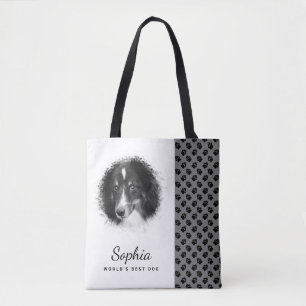 Tote Bag Photo Personnalisée Pour Animaux De Compagnie Et P